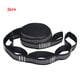 thumbnail image 4 of Yuarrent De correas para hamaca, correas colgantes para exteriores, 5 uds. De anillos ajustables, cinturones portátiles para hamaca de árbol para carpas Blanco Yuarrent OD001594-03, 4 of 6