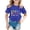 AB47 Blue, variant on Black Cute Tshirt For Girls Child Letter Print Short Sleeve Crew Neck Tops Fashion Soft Little Teen Girls Youth Summer Casual Daily Wear Size 8-9 Years