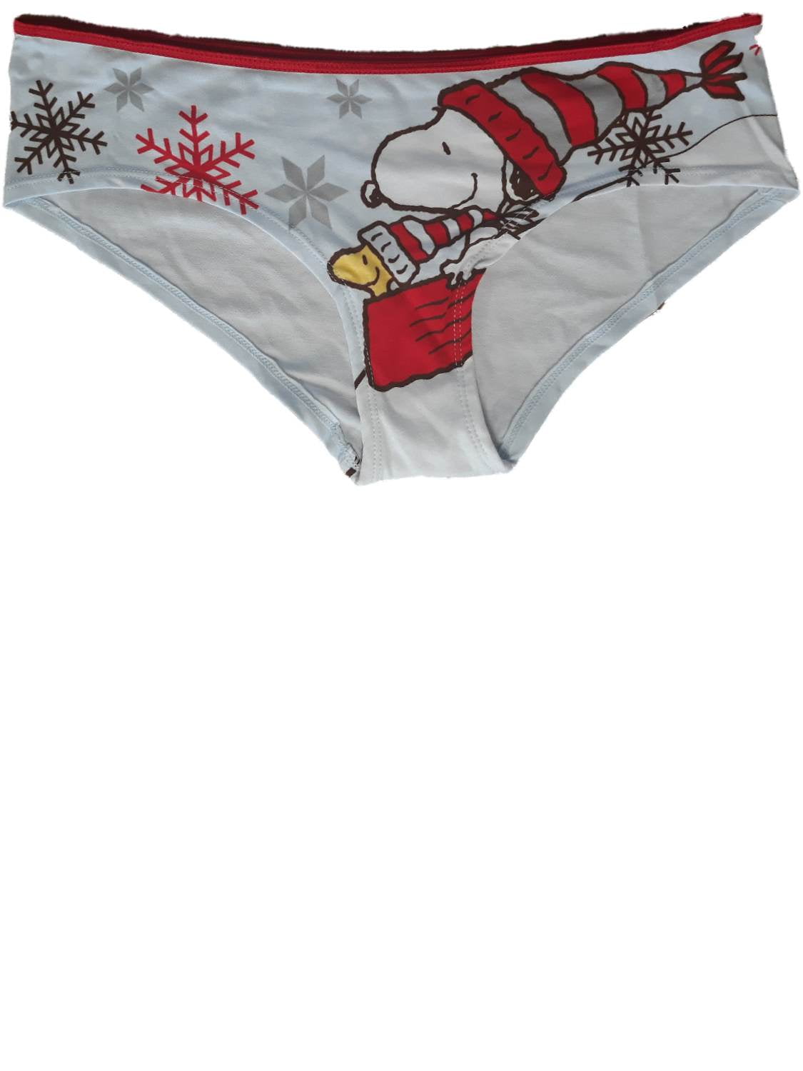 Snoopy Christmas Women's Peanuts Underwear Panties Size XS XL NEW Snoopy Christmas Women's Peanuts Underwear Panties Size XS XL NEW