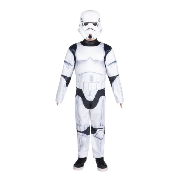 Star War's Storm Trooper Halloween Costume for Children, Boy's Size S (6/7), by Jazwares