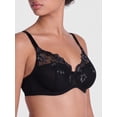 thumbnail image 4 of Joyspun Women's Floral Embroidered High Apex Plunge Bra, Sizes 36B-40DDD, 4 of 5