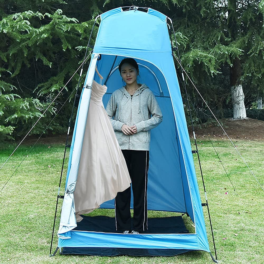 Outdoor Tent Shower Camp Toilet Dressing Changing Room Privacy With Botto 