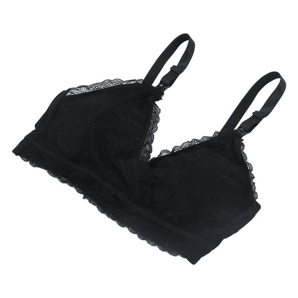 Nursing Maternity Bra, Women's Lace Nursing Bra Cotton Shoulder Strap Adjust Elegant For Breastfeeding ANGGREK AC6876
