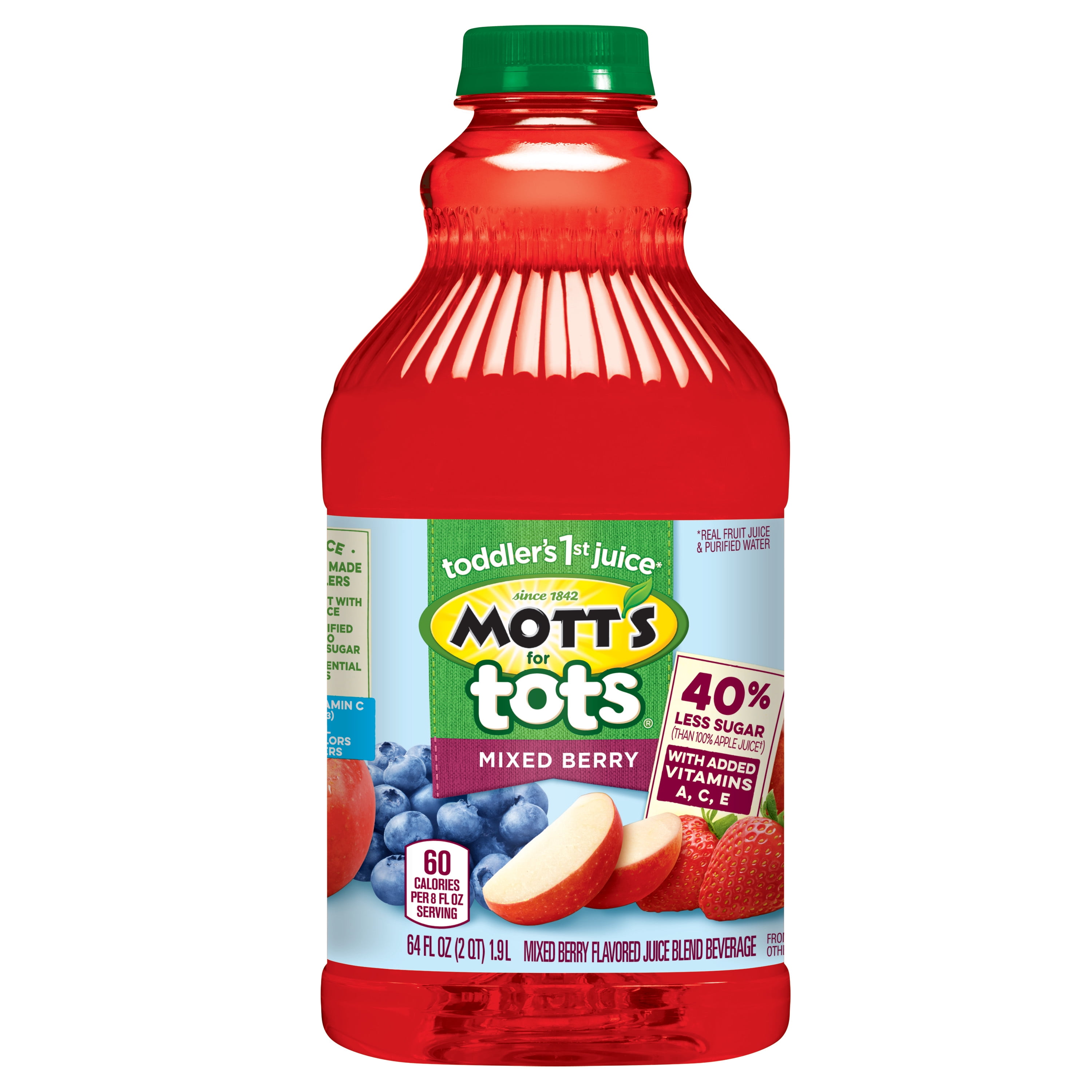 Mott's for Tots Mixed Berry, 64 fl oz bottle