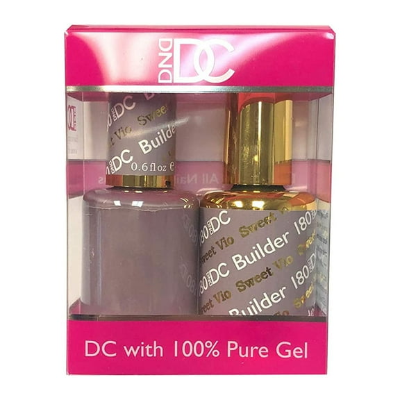 DND - DC Duo Soak off Gel & Matching nail polish - #180 Sweet Violet