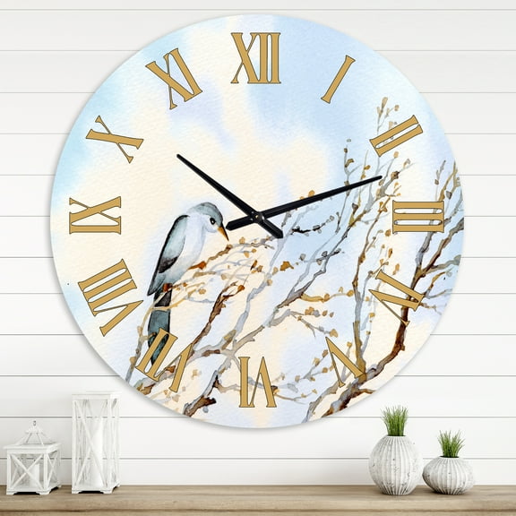 Designart 1 in Quartz Traditional Wall Clock