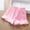 Pink, variant on NAISIBABY Girls Ruffled Shorts, Elastic Waist with Pockets Lightweight Summer Cute Casual Active Shorts Blue Size 6-7
