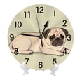 thumbnail image 2 of Zhmjortal Dog Wall Clock 10 Inch Battery Operated Wall Clock Dog Portrait Non Ticking Silent Decorative Clock for Living Room Office Bedroom Home Decor, 2 of 7