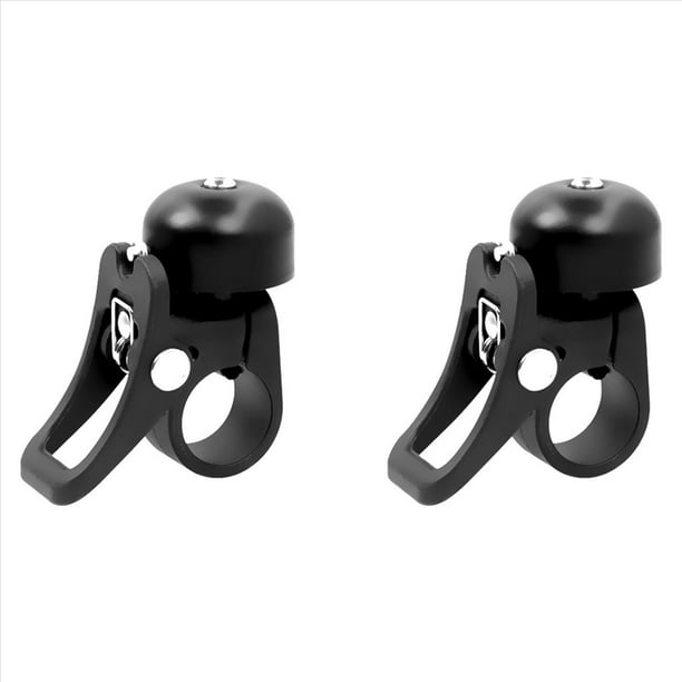2X Anillo de Bocina de Cuerpo Entero de Campana de Scooter Eléctrico Negro con Soporte de Liberación Rápida para Scooter Eléctrico M365 Pro 1S