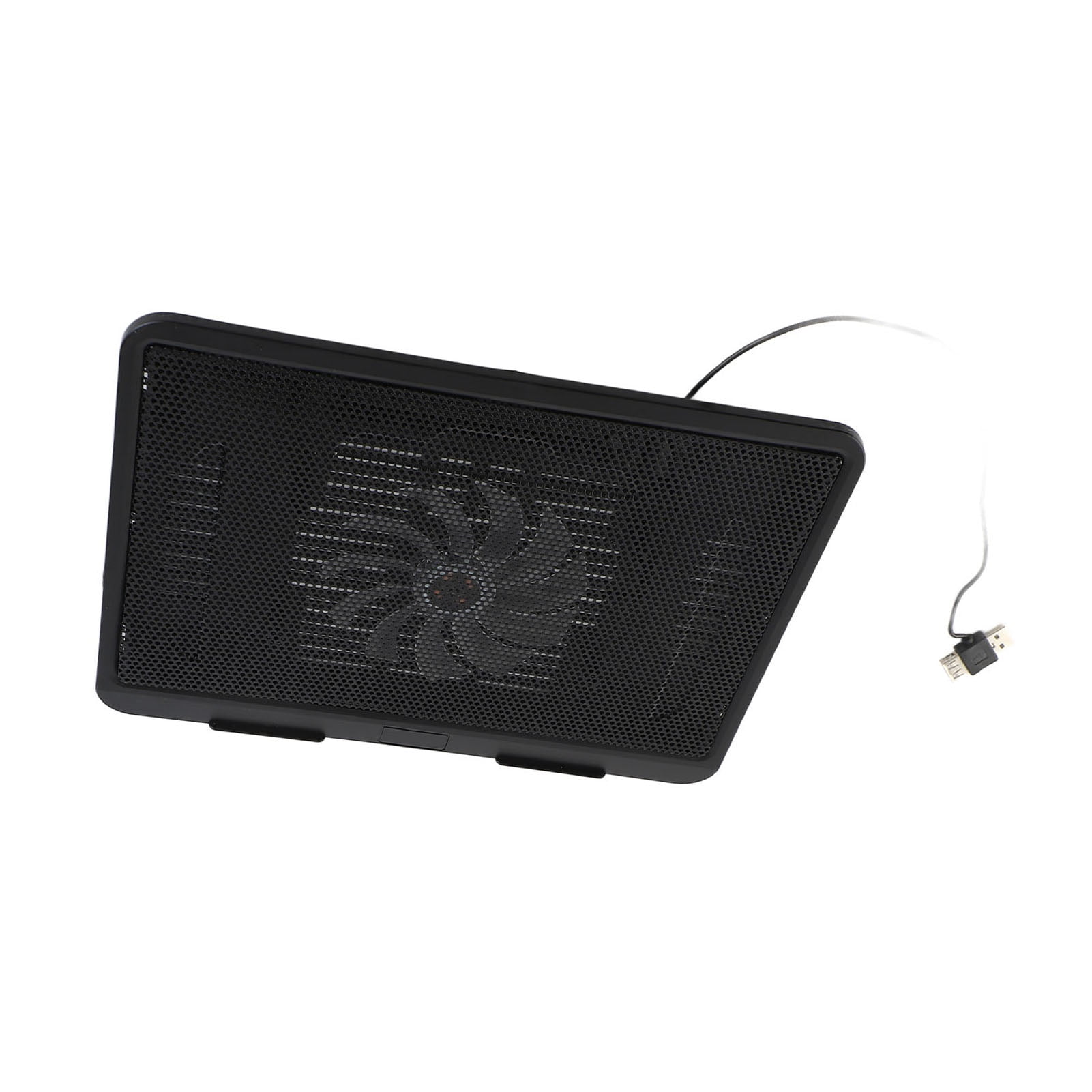 Hydraulic Bearing Laptop Cooler Pad, Quiet Fan, USB Wired, 14" Ergonomic Stand For Gaming