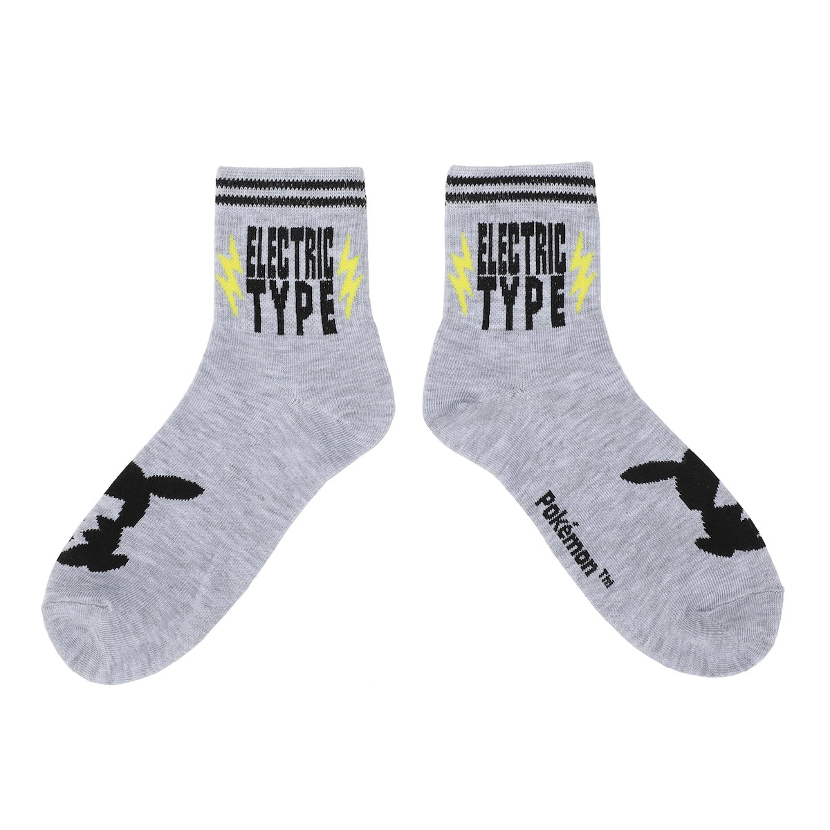 Pokemon Pikachu Women's 3-Pair Athletic Quarter Ankle  Crew Socks