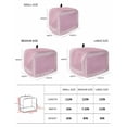thumbnail image 2 of Pink Retro Greek Key Toaster Cover 2 Slice, Small Kitchen Appliance Covers, Geometric Greece Ancient Rustic Toaster Oven Cover with Loop, Bread Machine Cover Polyester Dust Cover Protection, 2 of 4