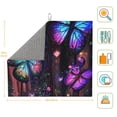 thumbnail image 2 of Dish Drying Mat, Colorful Butterfly Dream Highly Absorbent Drying Matt Kitchen Counter, Dish Mat Drying Pad Dishes Drainer Mats for Kitchen Counter or Sink, 16 x 18 inch, 2 of 6