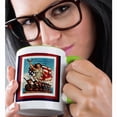 thumbnail image 2 of 3dRose, US Army Textured, 11oz Two-Tone Green Mug, 2 of 7