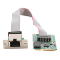 thumbnail image 5 of Mini Carte Ethernet 2.5G Carte Réseau RJ45 Adaptateur Réseau Gigabit Mini Pci-E 2500Mbps Carte Contrôleur RJ45 LAN, 5 of 5