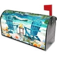 thumbnail image 2 of Summer Mailbox Cover Standard 18 X 21 Inch Summer Beach Life Magnetic Mailbox Cover Waterproof Post Wraps Sea Chair Seagulls Mailbox Post for Garden Beach Home Decor Seasonal Mailbox Cover, 2 of 5