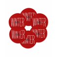 thumbnail image 7 of 13 Inch Round Placemats Set of 6, Hello Winter Non Slip Heat Insulation PP Table Mats, Red Merry Christmas New Year Washable Place Mats for Kitchen Dining Party Table Decor, 7 of 7