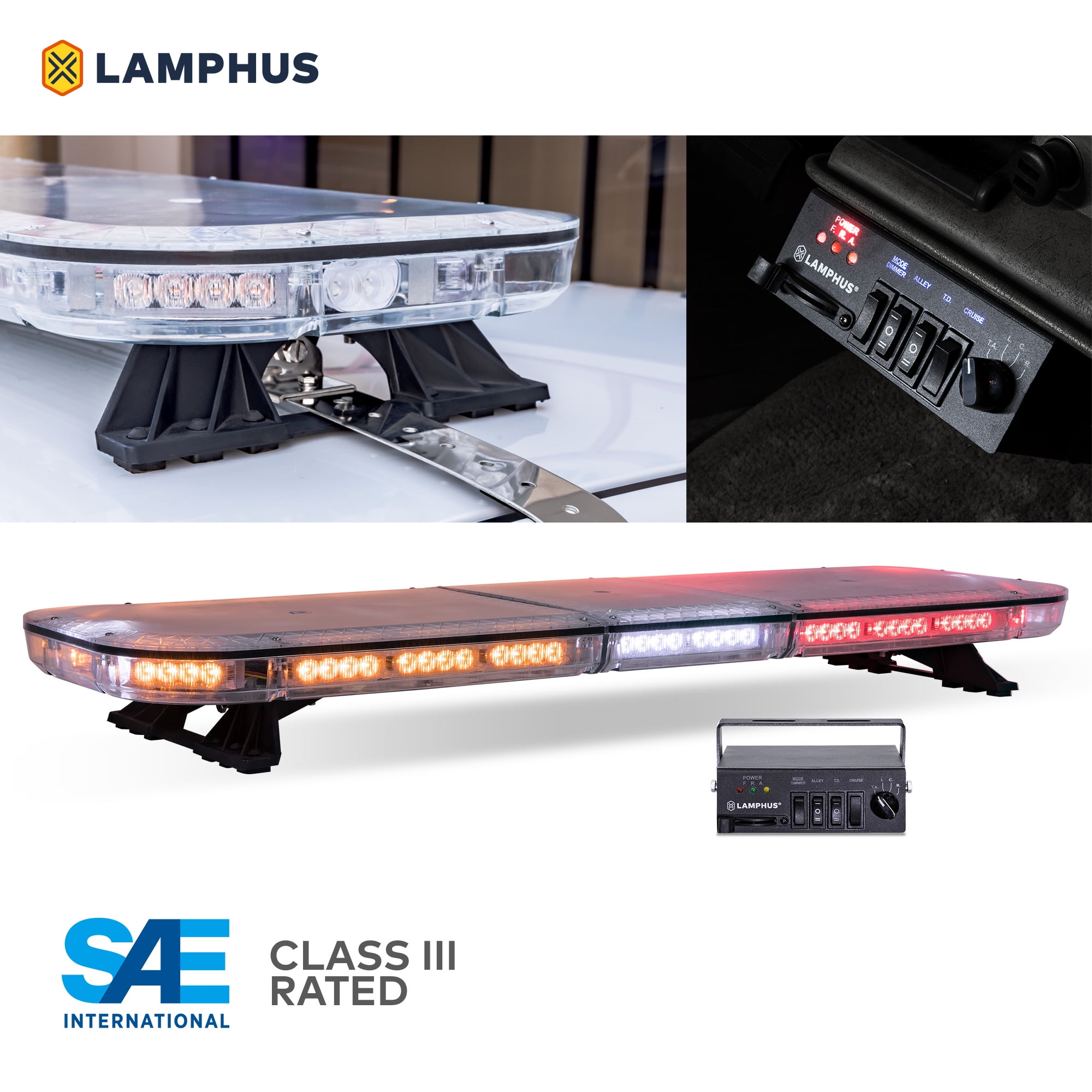 LAMPHUS SolarBlast SBFB98 47" 98W Emergency Vehicle LED FullSize Light
