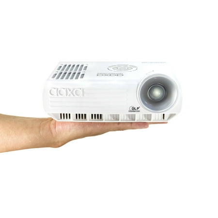 AAXA M4 HD Mobile Portable Home Theater Projector, 20,000-Hour LED, 90-Minute Battery, HDMI, DTV and Media Player
