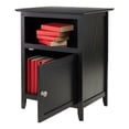 thumbnail image 4 of Pemberly Row Transitional Solid Wood End Table with Cabinet in Black, 4 of 10