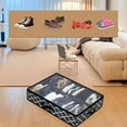 thumbnail image 3 of Bedroom Underbed Shoe Storage Foldable Organizer with Lid for Closet and Bedroom Durable Mattress-Style Visible Storage Bockets Lightweight Home Textile Storage Solution, 3 of 3