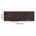 thumbnail image 2 of Keyboard Backlit  for Acer Predator Helios 300 PH315-52 PH315-53 PH317-53.Acer Nitro 5 AN515-43 AN515-54 AN515-55 AN517-51.Acer Nitro 7 AN715-51. Black US Layout, 2 of 7