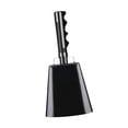 thumbnail image 4 of Bunblic Metal Cowbell with Handle Cheering Bell Hand Percussion Call Bell Alarm Noise Maker for Farm Graduations Baseball Party Ranch Black, 4 of 8