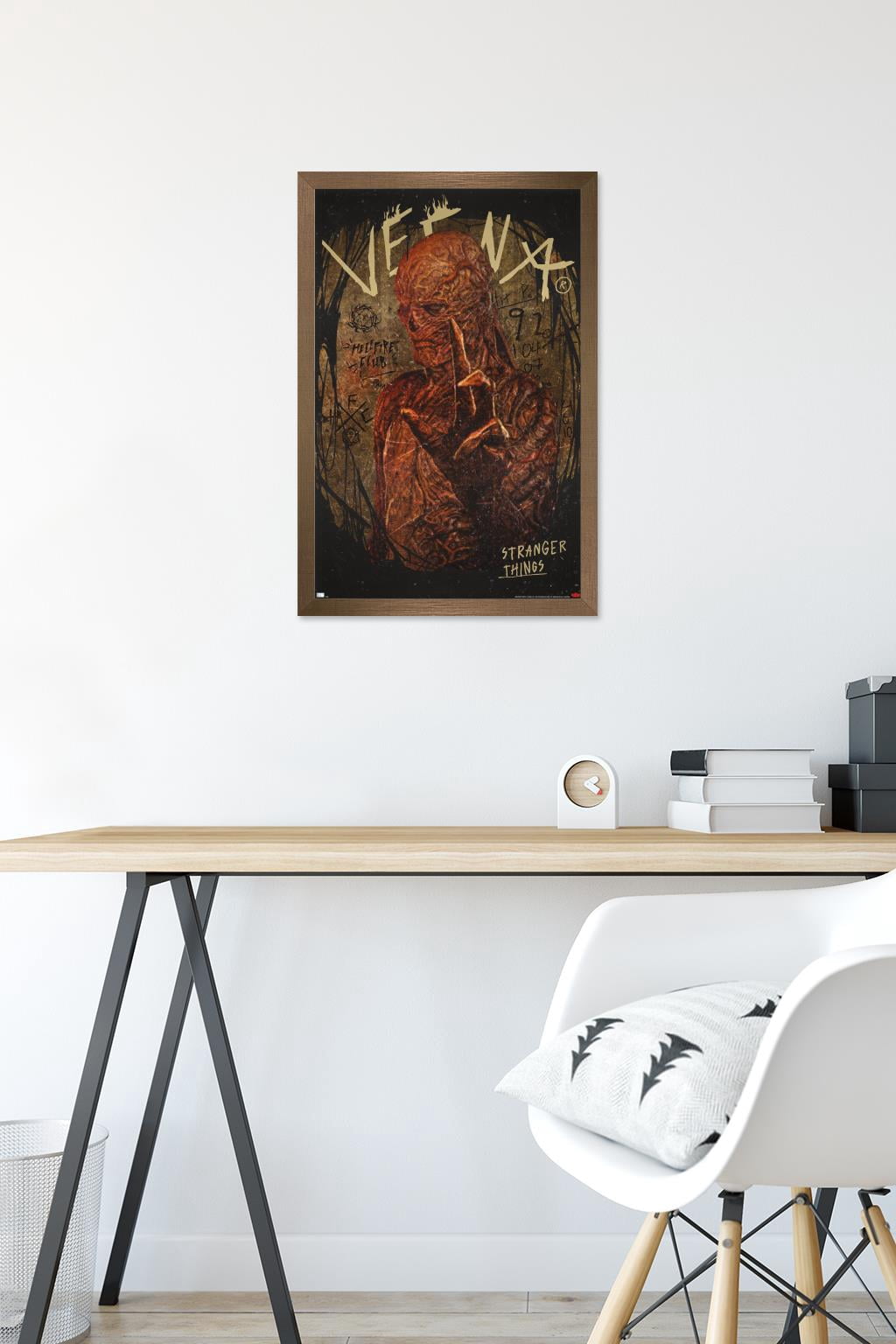 Netflix Stranger Things: Season 4 - Vecna Wall Poster, 14.725" x 22.375" Framed