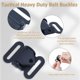 thumbnail image 5 of 4Pcs Iron Outdoors Cam Buckles Quick Adjust Spring Lock Buckles Non-slip Buckle for Webbing Backpack Sling Bag Straps Black 52x38x15mm Hole: 28x5mm, 5 of 9
