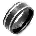 thumbnail image 1 of Mens Black Ip Band Ring, Size - 12, 1 of 1