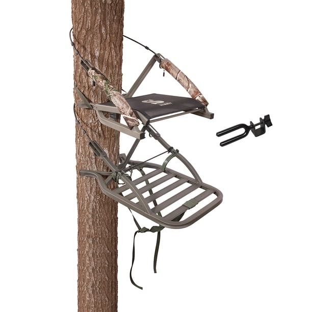 Summit Sentry SD Open Front Tree Stand + Universal Bow Holder for