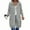 Gray, variant on Xdegoge Long Jackets for Women Zip Up Oversized Casual Lapel Double Zipper Hoodies Trendy Tunic Long Sleeve Coat with Pocket Daily Outdoor Winter Fashion Jacket 2025