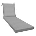 thumbnail image 1 of Honeycomb Outdoor Chaise Lounge 22,5 x 70 Cojín de silla gris platino sólido texturizado para muebles de patio, 1 of 1