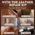 thumbnail image 2 of Kit de reparación de cuero Vigorder para muebles, interiores de automóviles, etc., 2 of 7