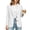 White-02, variant on Perfectbot Women's Notch Collared Blazer 2 Button Long Sleeve Suit Jacket Office Business Outfits