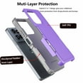 thumbnail image 3 of For Moto G 5G 2025 Case ,Sturdy Phone Case for Moto G 5G 6.7 inch ,Tiflook Shockproof Protection Heavy Duty Armor Hard Plastic & Rubber Rugged Bumper 2-in-1 Case Cover ( Purple ), 3 of 6