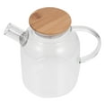 thumbnail image 1 of OULII 1Pc Large Capacity Transparent Glass Water Kettle for Kitchen Use with Handle and Lid, 1 of 5