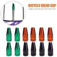 thumbnail image 3 of Accesorios para bicicletas 12 Uds CNC aleación de aluminio bicicleta de montaña MTB neumático de bicicleta vástago de rueda francés tapas de válvula de aire adaptador de cubierta equipo de bicicleta Barbie Nuevos Originales, 3 of 8