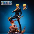 thumbnail image 2 of Figura de acción de One Piece Vinsmoke Sanji de 25cm, modelo de cara reemplazable, estatua de Pvc, muñecas, decoración de escritorio, regalo de Navidad, 2 of 5