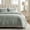 Soft Sea, variant on EVERGRACE Medallion Stitch Cotton Quilt Set Queen Size, 3-Piece 100% Cotton Quilted Bedspread Coverlet Bedding Set with Pillow Shams, Oversized Lightweight Soft & Breathable All-Season, Indigo Blue