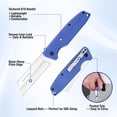 thumbnail image 4 of Couteau WORKPRO Utilitaire Électricien Pliant Poche Acier Inoxydable, 4 of 8