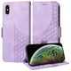 thumbnail image 2 of Funda GANGXUN para iPhone Xs Max con diseño acolchado elegante, cuero PU, protección total y ajuste preciso, 2 of 5