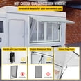 thumbnail image 6 of VEVOR Concession Window, 36 x 36 inch, Aluminum Alloy Food Truck Service Window with 4 Horizontal Sliding Screen Windows & Awning Door & Drag Hook, Serving Window for Food Trucks Concession Trailers, 6 of 9