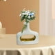 thumbnail image 3 of Jarrón de cerámica, florero, artesanía, mesa, obra de arte, ligero, lujo, decoración del hogar para Cuadrado, 3 of 9