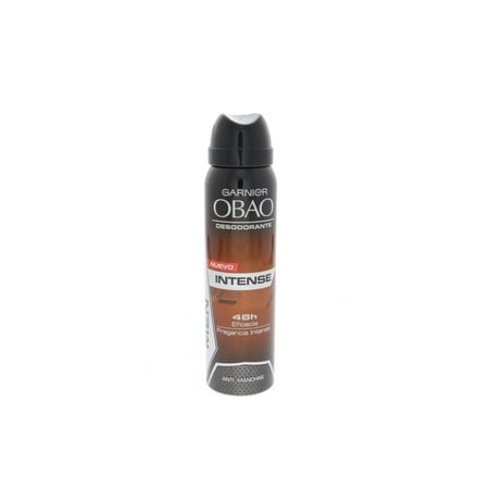 Obao Mens Intense Spray Deodorant 150ml - Desodorante Intenso Aerosol para Hombre (Pack of 3)