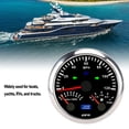 thumbnail image 6 of BIMZUC 3 in 1 GPS Speedometer Tachometer Fuel Level Gauge 3.375 in / 85 mm 120MPH 8000RPM 7 Colors Backlight for RV Yacht Truck Black Dial Silver Bezel, 6 of 9