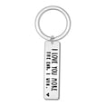 thumbnail image 2 of Racsoh 2024 Gifts for Christmas, Christmas Decorations, I Like You More The End I Win Funny Christmas Gift Keychain, 2 of 6
