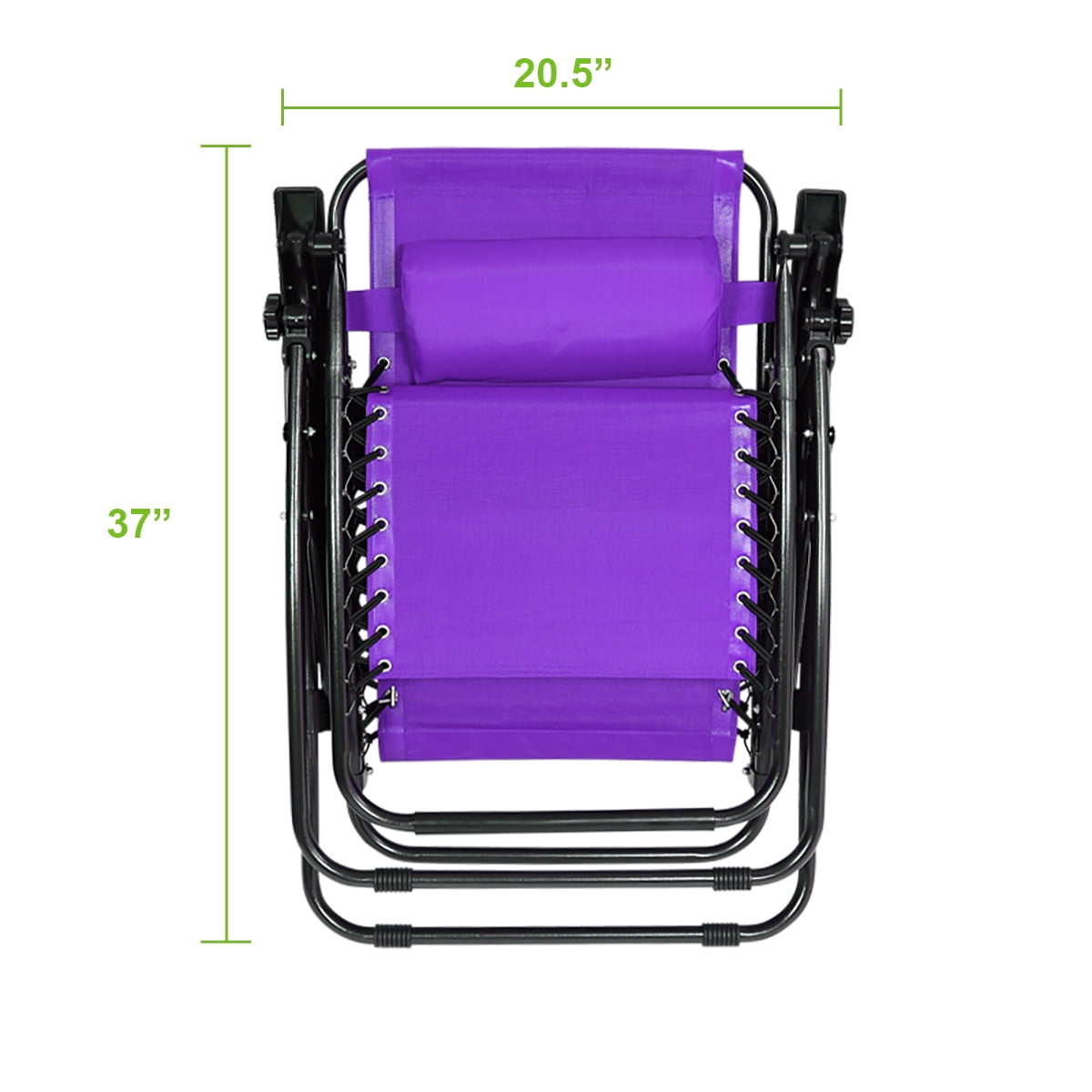 purple zero gravity chair