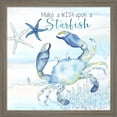 thumbnail image 3 of Great Art Now Great Blue Sea G by Cynthia Coulter, 2 Piece Framed Art Set Each 13"W x 13"H, 3 of 3