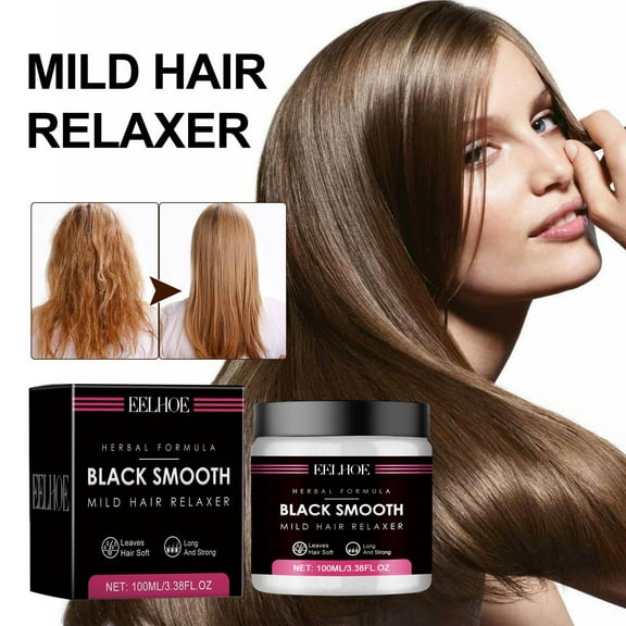 SDJMa Protein Correcting Hair Straightening Cream,Silk & Gloss Hair Straightening Cream, Nourishing Fast Smoothing Collagen Hair Straightener Cream for All Hair Types